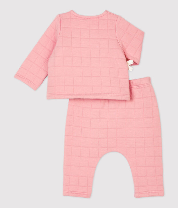 Babies' Padded Organic Cotton Clothing - 2-Pack pink