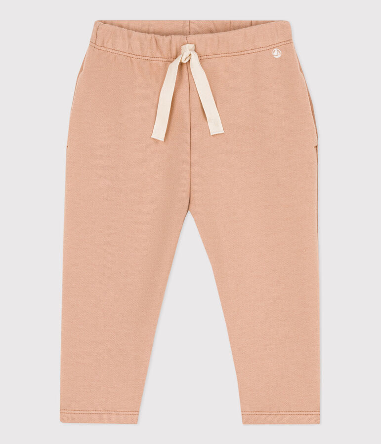 Babies' Plain Fleece Trousers beige