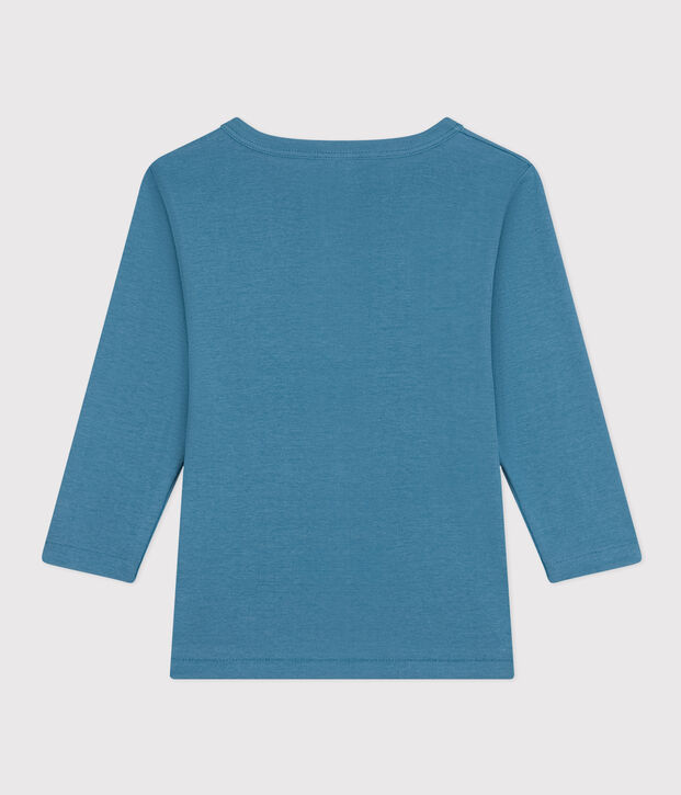 Long-sleeved cotton T-Shirt blue