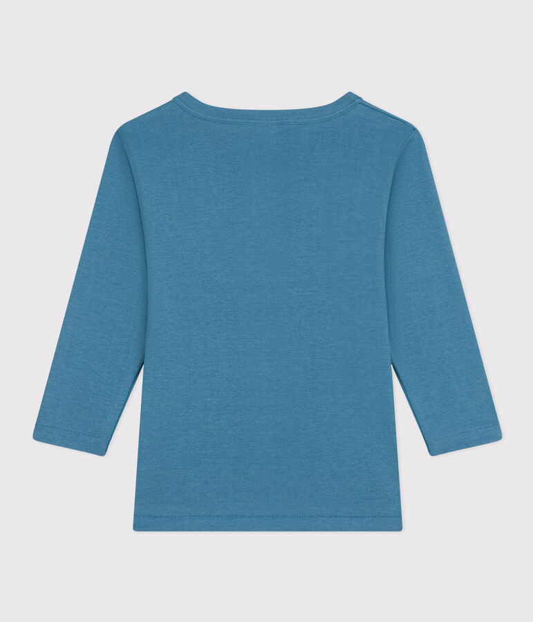 Long-sleeved cotton T-Shirt blue