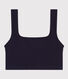 Women's Plain Cotton and Elastane Bra