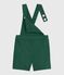 Babies' short-legged cotton twill dungarees WILLOW