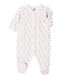 Baby girl's printed tube knit sleeper
