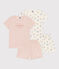 Girls' Floral Cotton Short Pyjamas - 2-Pack variante 1