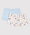 Girls' Paris Print Organic Cotton Hipsters - 2-Pack variante 1
