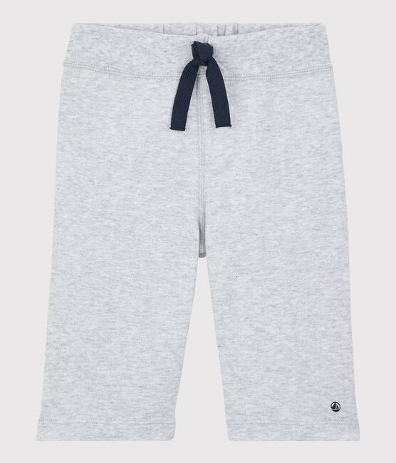Boys' Jersey Bermuda Shorts POUSSIERE CHINE grey