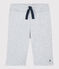Boys' Jersey Bermuda Shorts POUSSIERE CHINE grey
