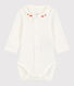 Babies' Organic Cotton Bodysuit with Embroidered Collar