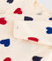 Babies' Heart Pattern Cotton Pyjamas AVALANCHE white/MULTICO