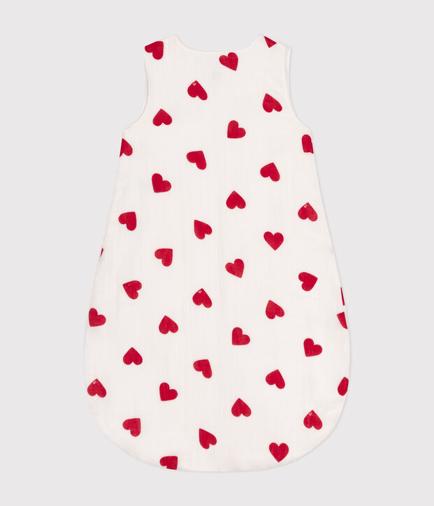 Babies' Cotton TOG-1 Rated Sleeping Bag white/red