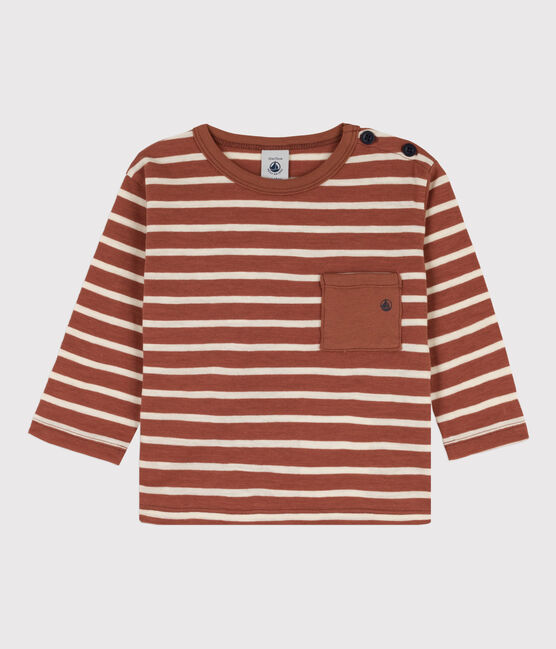 Babies' Long-Sleeved Cotton T-shirt CINA /AVALANCHE