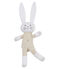 Babies' Jersey Bunny Comforter PERLIN beige/MARSHMALLOW white