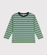 Boys' long-sleeved T-shirt in fine jersey