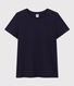 Women's Straight Round-Neck Cotton T-Shirt