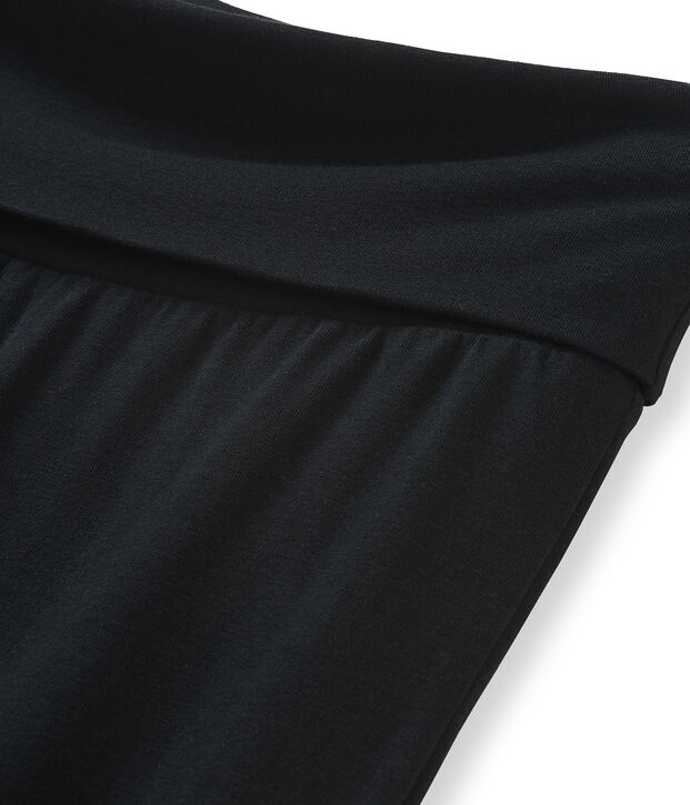 Women's knit trousers black