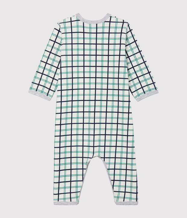 Baby Boys' Footless Tube Knit Sleepsuit white/multicolor