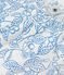 Children's short-sleeved cherry print cotton blouse MARSHMALLOW blue/PORCELANA