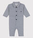 Babies' Striped Cotton Jumpsuit