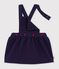 Babies' sleeveless cotton dress embroidered with hearts SOIR