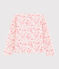 Girls' Jersey Piqué Cardigan FLEUR pink/MULTICO white