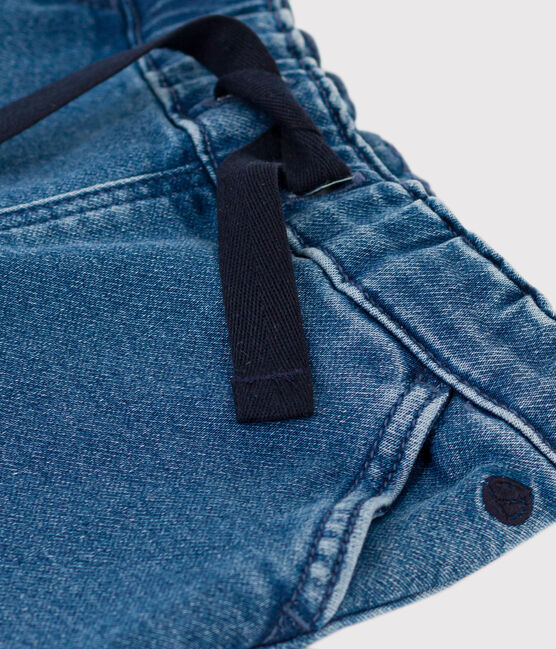 Babies' Eco-Friendly Denim Jeans BLEU DELAVE blue