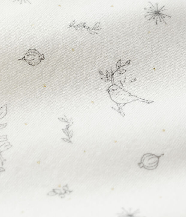 Baby Girls' Bird Print Bodysuit white/multicolor