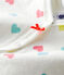 Baby Girls' Tube-Knit Footless Sleepsuit MARSHMALLOW white/MULTICO white