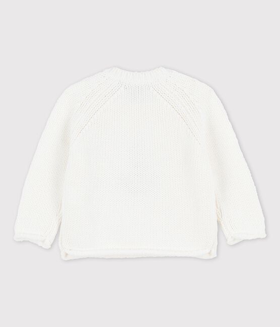 Babies' Sailor Pullover With Anchor Motif MARSHMALLOW white/HERBIER