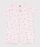 Babies' short floral cotton jumpsuit BARELY pink/MULTICO