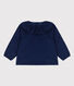Babies' Super Fine Velour Long-Sleeved Blouse