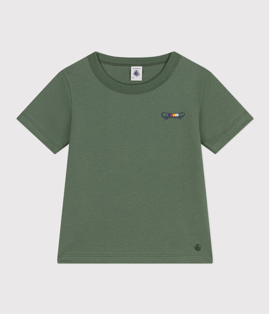Boys' Printed Lightweight Jersey T-shirt CROCO green