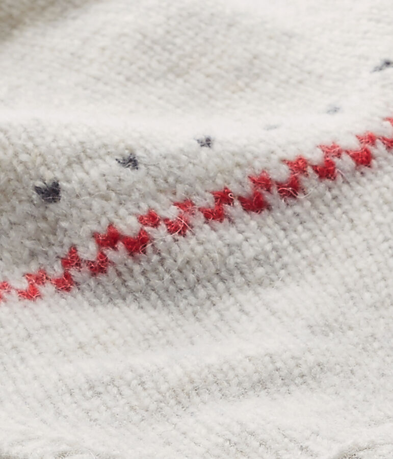 Baby's unisex pure wool Peruvian cap MONTELIMAR CHINE grey