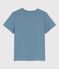 Women's Straight Fit Organic Cotton Round Neck T-Shirt ROVER blue