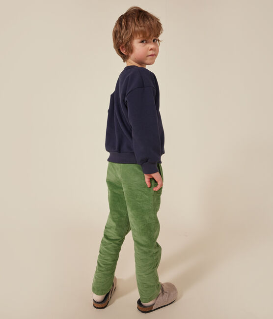 Children's unisex fleece sweatshirt SMOKING blue