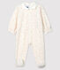Baby Girls' Colourful Spotted Velour Sleepsuit