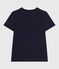 Women's The Straight cotton T-Shirt SMOKING blue