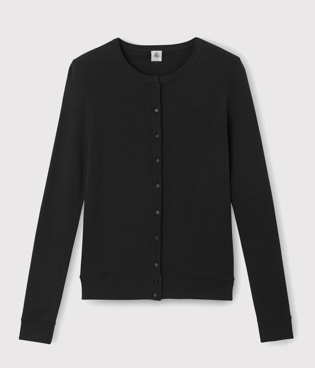 Women's iconic cardigan black
