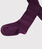 Pair of tights for baby girls CEPAGE purple