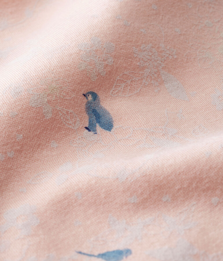 Baby Girls' Fleece Sleepsuit pink/multicolor