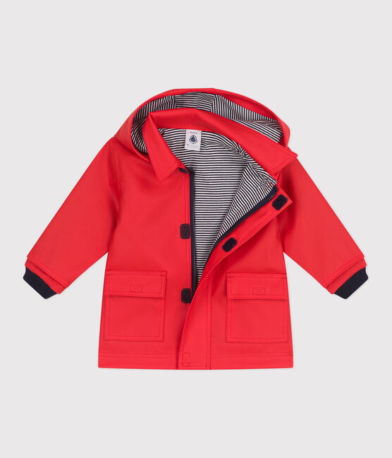 Babies' iconic raincoat in water-repellent fabric SPICY