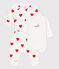 Babies' Cotton Outfit - 3-Piece Set MARSHMALLOW white/TERKUIT red