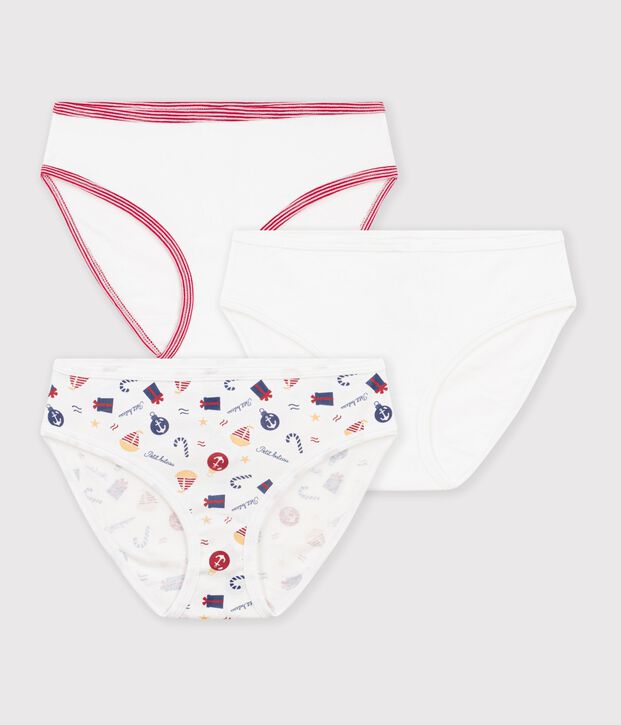 Lot de 3 culottes  en coton multicolor