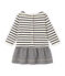 Baby girl's striped dress COQUILLE beige/SMOKING blue