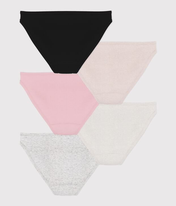 Women's Weekday Fine Cotton Briefs - 5-Pack multicolor