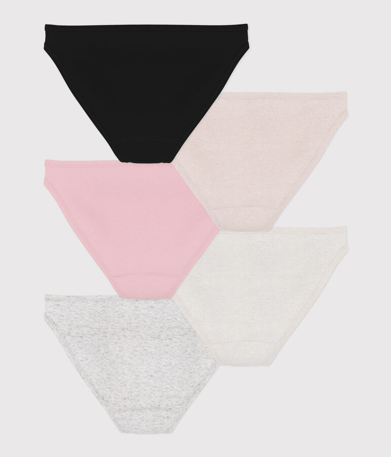 Women's Weekday Fine Cotton Briefs - 5-Pack multicolor