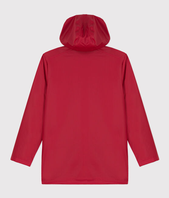 Iconic Recycled Fabric and Organic Cotton Raincoat CORRIDA red