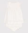Babies' English embroidery Dress with Bloomers MARSHMALLOW white