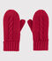 Unisex Children's Mittens TERKUIT red