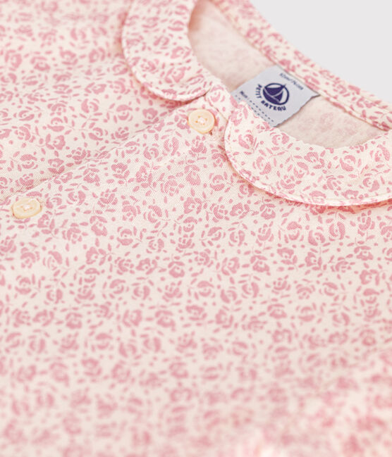 Babies' Short Cotton Gauze Playsuit AVALANCHE /PANTY