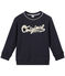Boy's cotton fleece sweatshirt SMOKING blue
